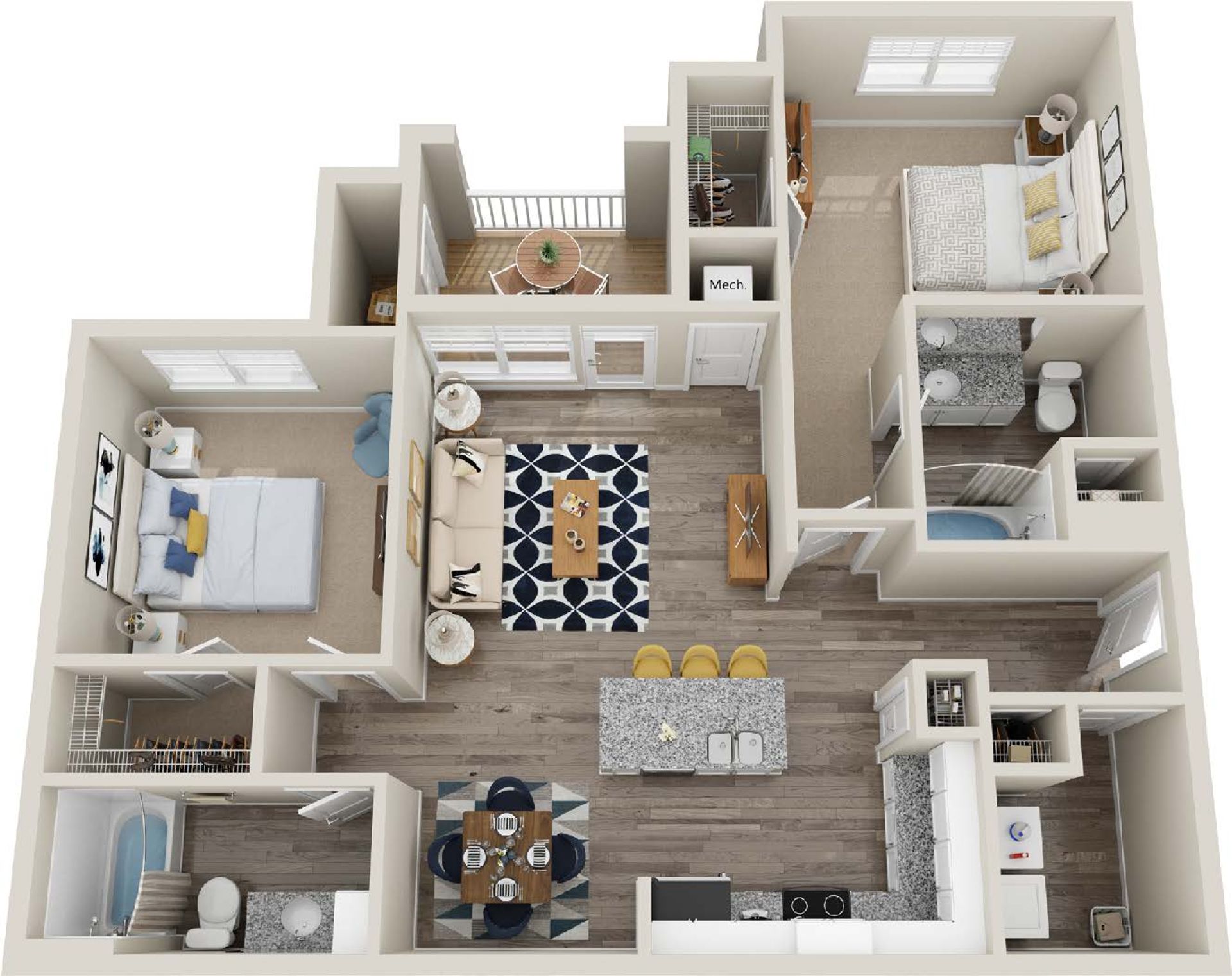 The Petersburg - 2 Bed 2 Bath – photo 1