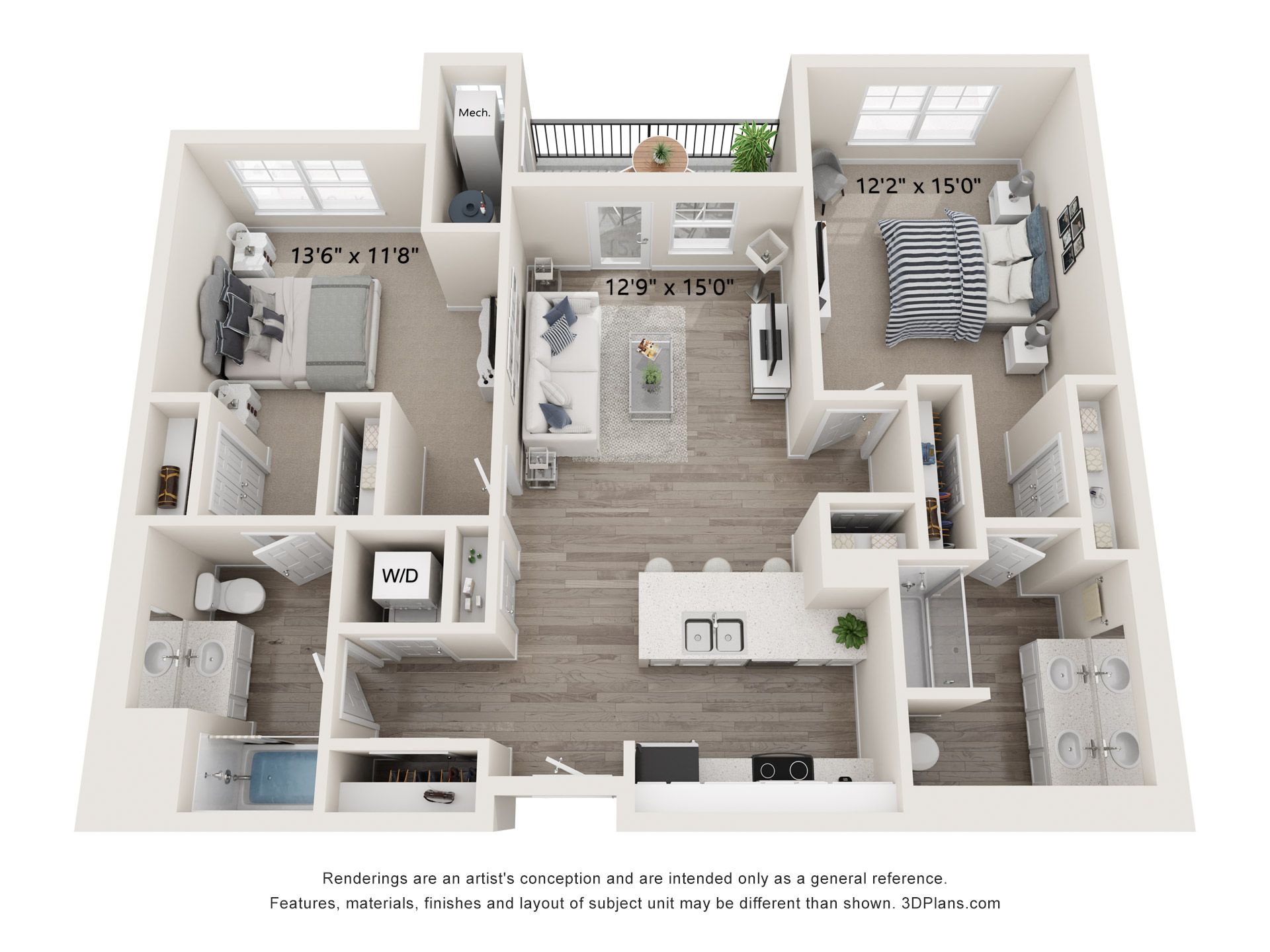 The Picasso - 2 Bed 2 Bath – photo 1
