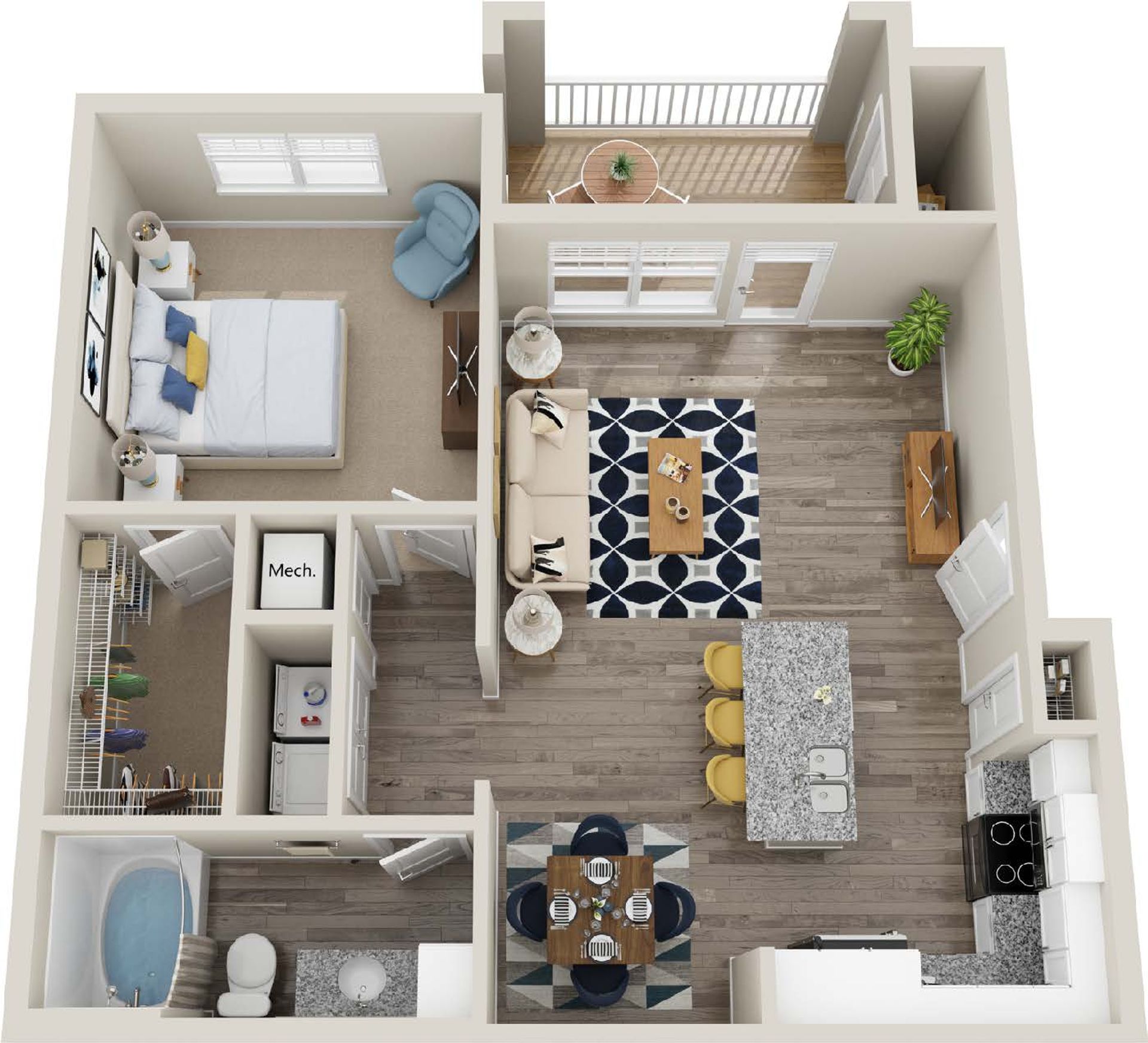 The James - 1 Bed 1 Bath