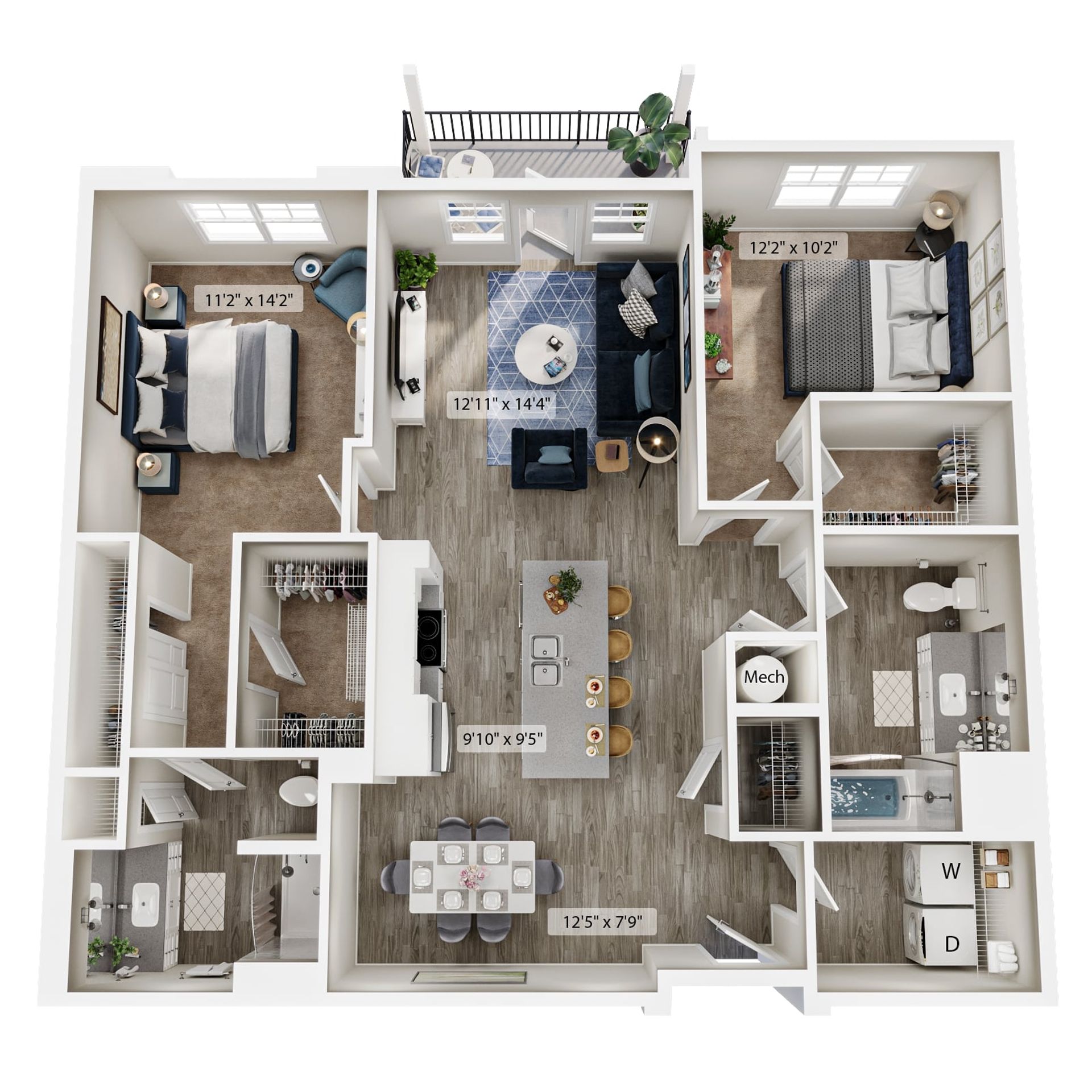 The Switzer - 2 Bed 2 Bath – photo 1