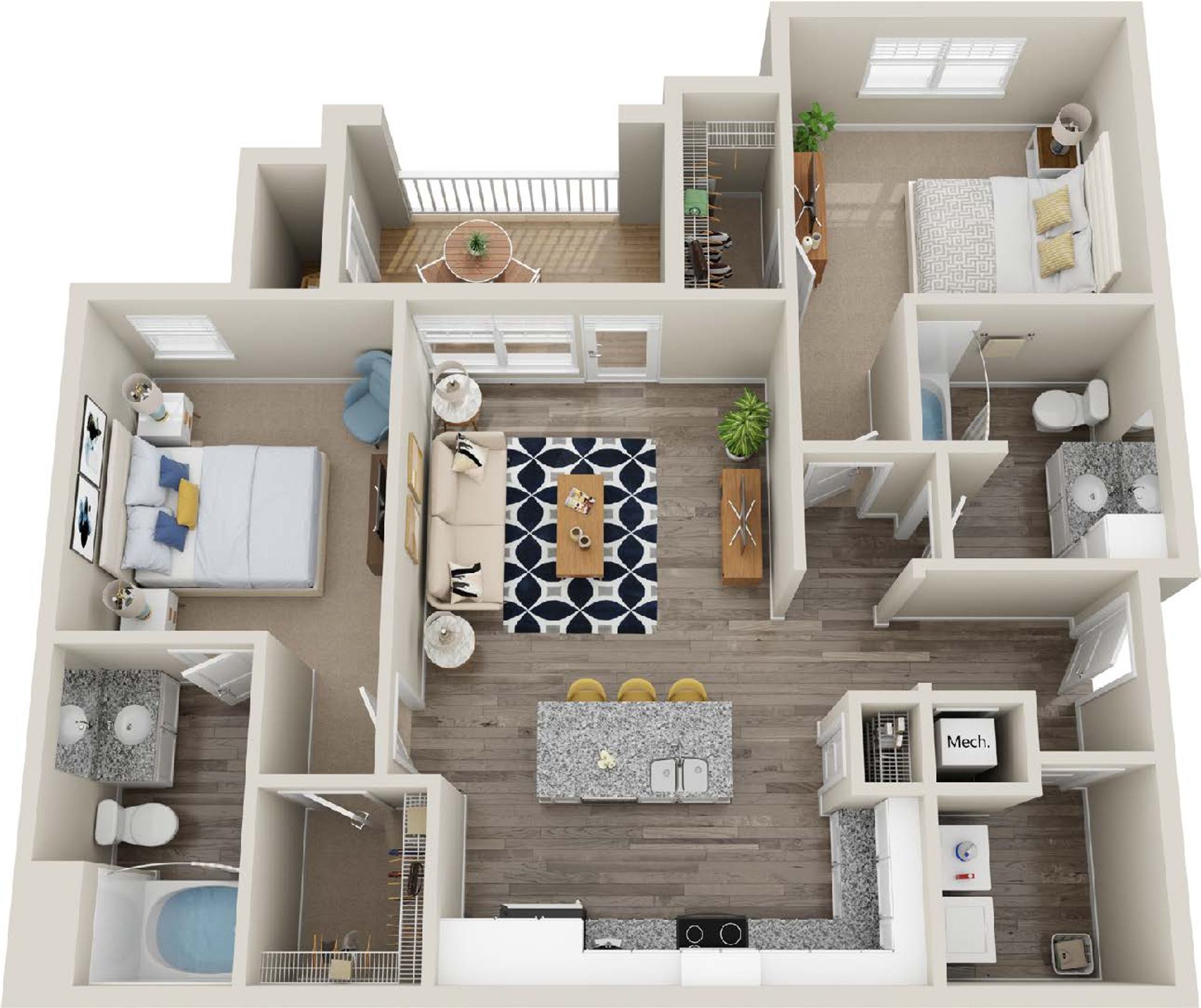 The Edenshire - 2 Bed 2 Bath – photo 1