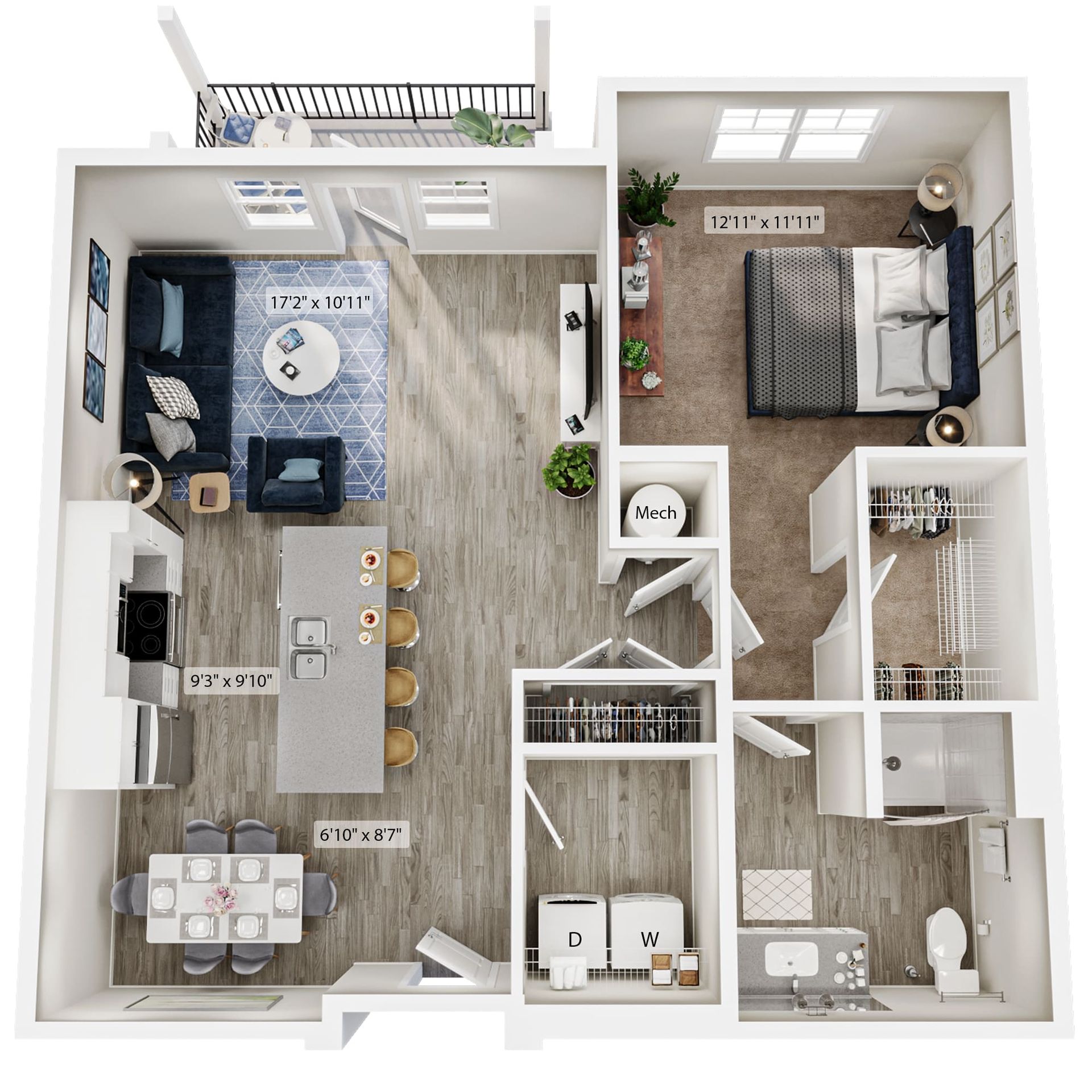 The Frazier - 1 Bed 1 Bath – photo 1