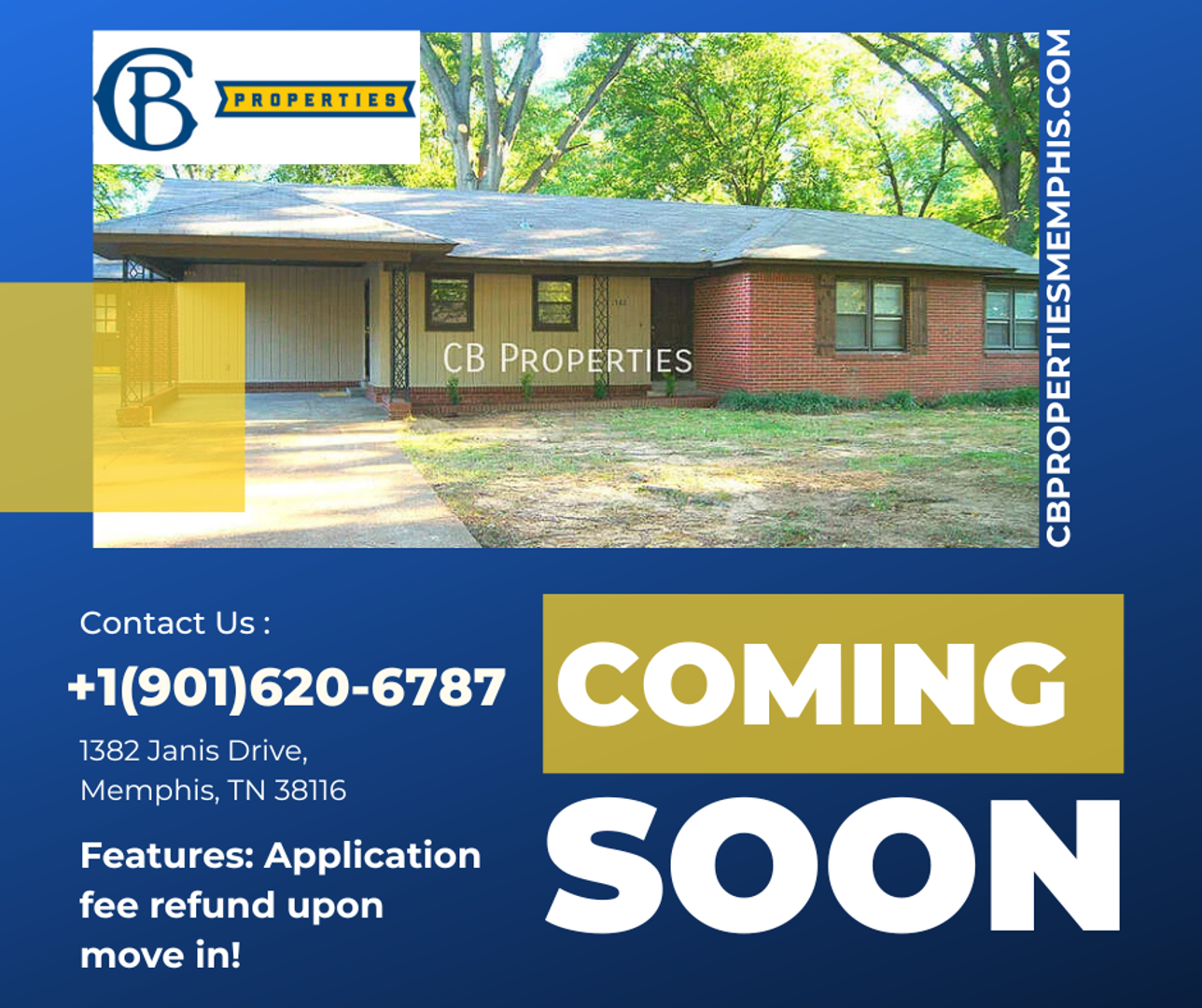 Memphis House: 1382 Janis Dr