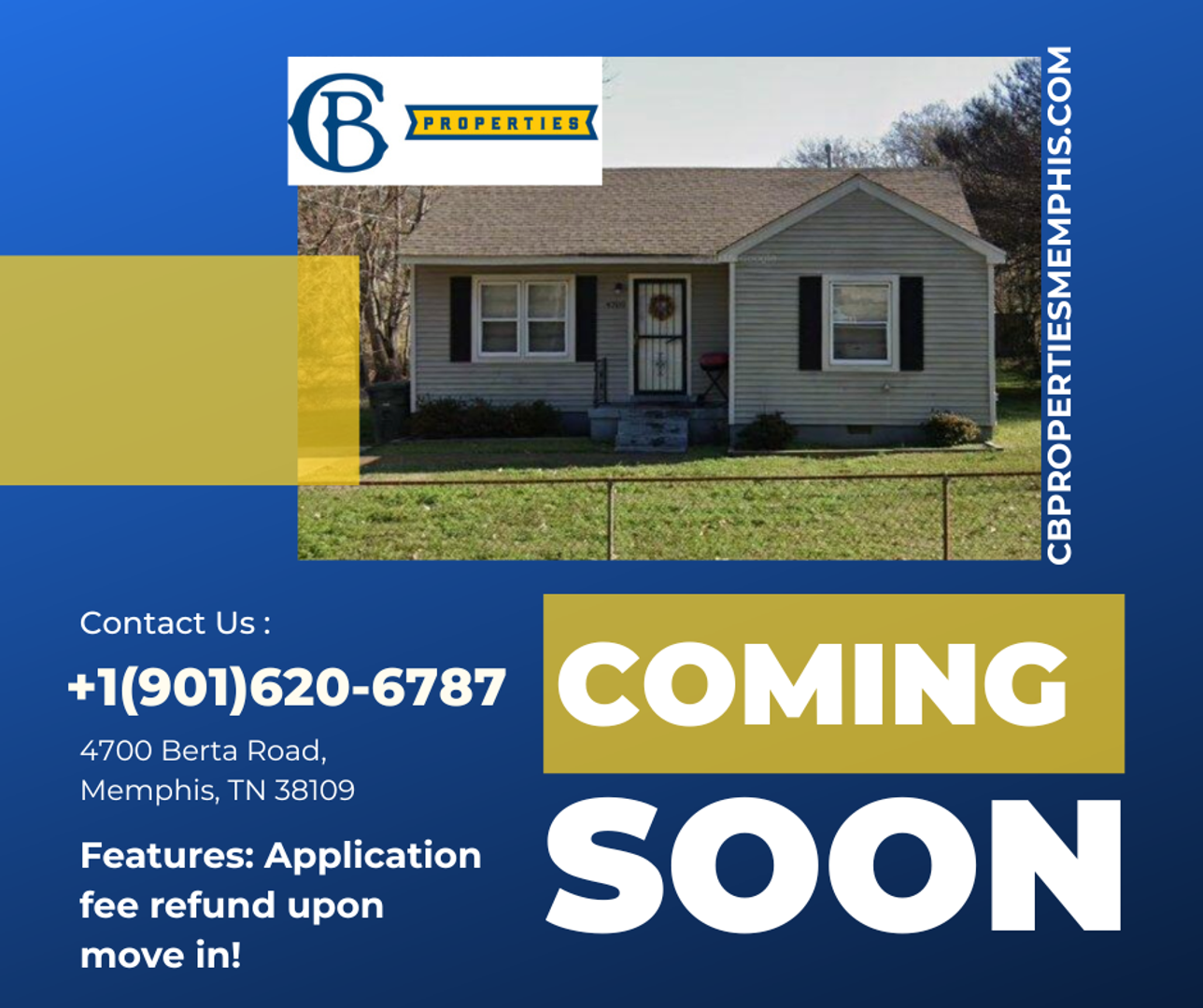 Memphis House: 4700 Berta Rd