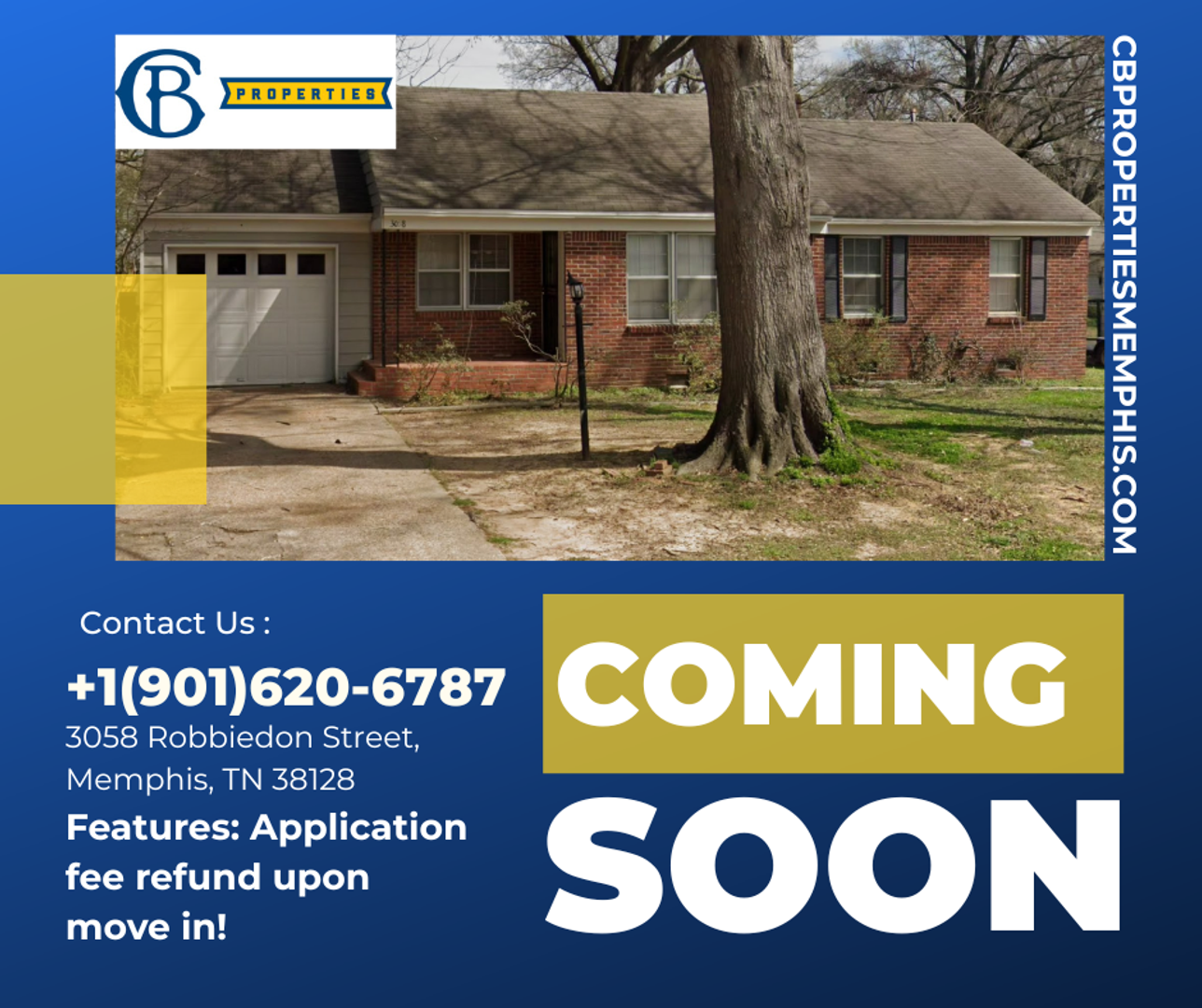 Memphis House: 3058 Robbiedon St