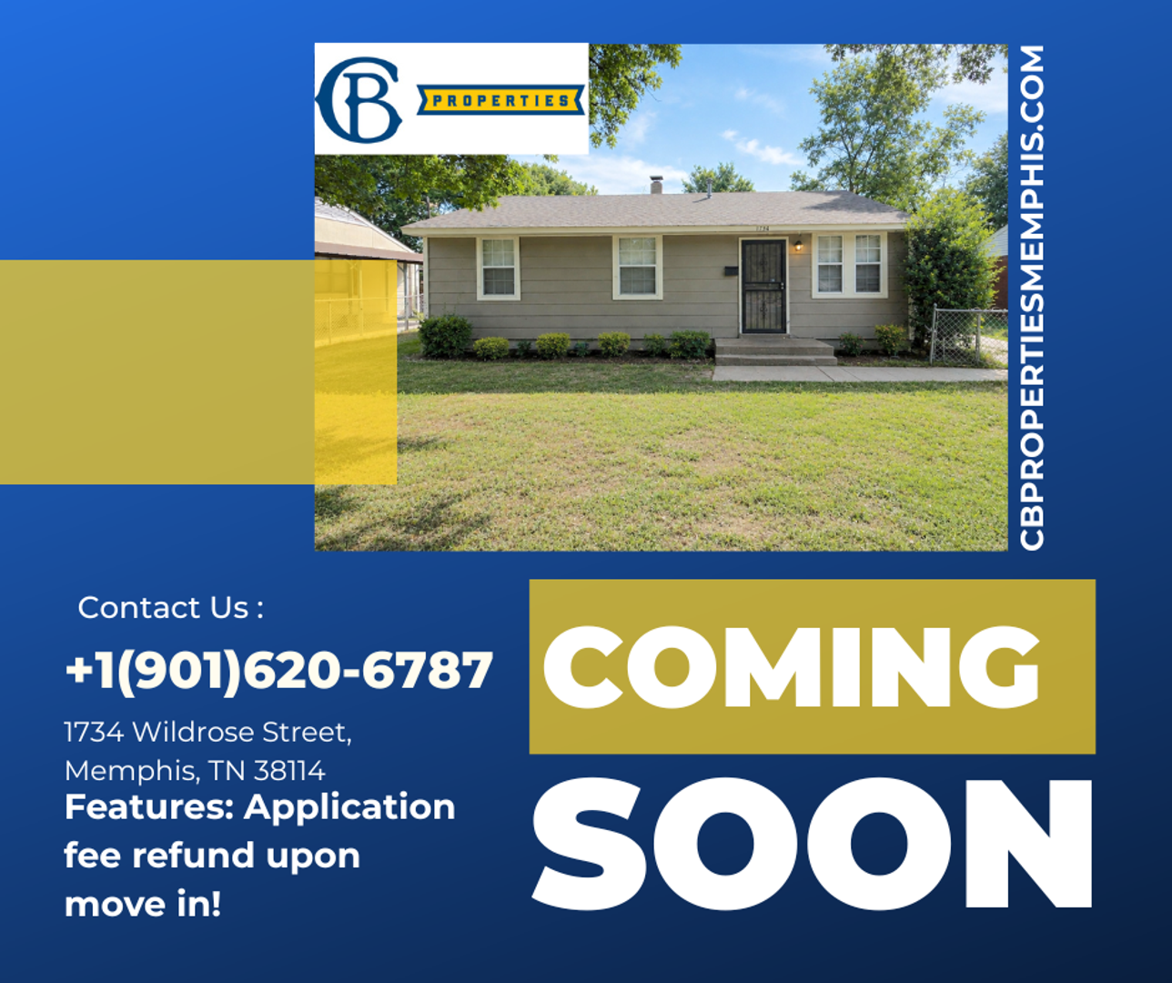Memphis House: 1734 Wildrose St