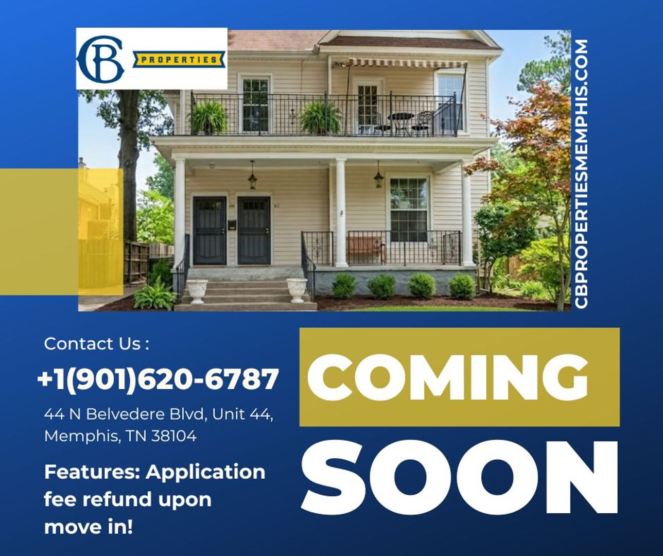 Memphis Apartment: 44 N Belvedere Blvd