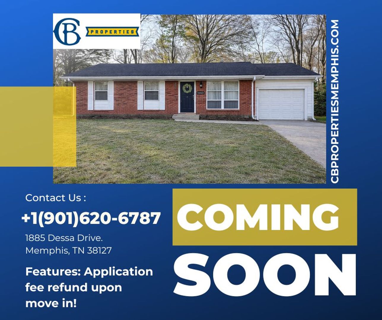 Memphis House: 1885 Dessa Dr,