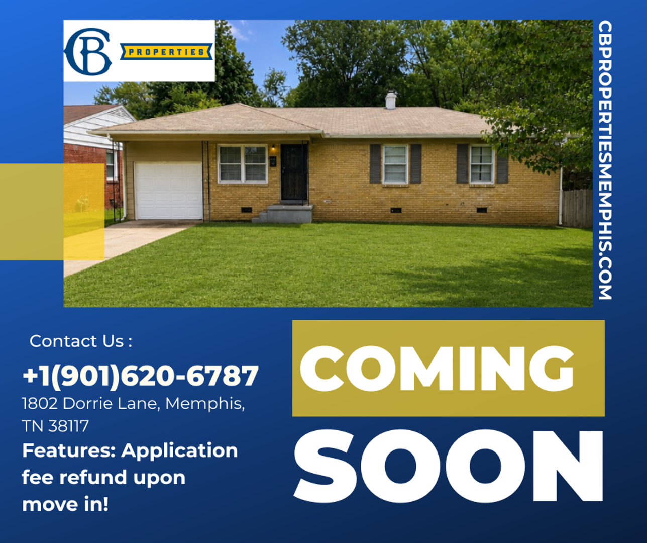 Memphis House: 1802 Dorrie Ln
