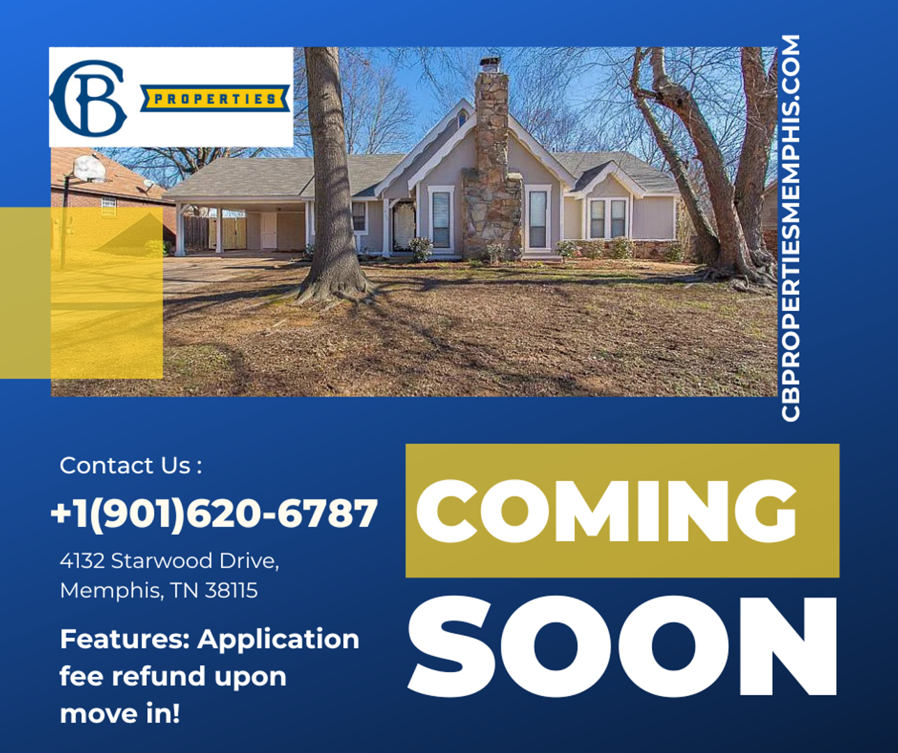 Memphis House: 4132 Starwood Dr