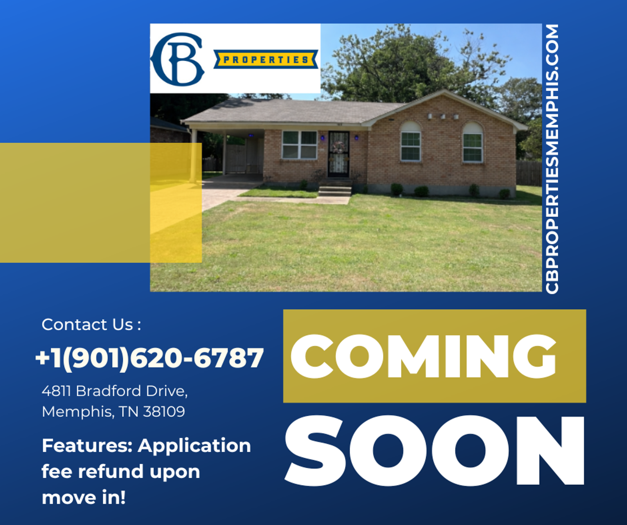 Memphis House: 4811 Bradford Dr