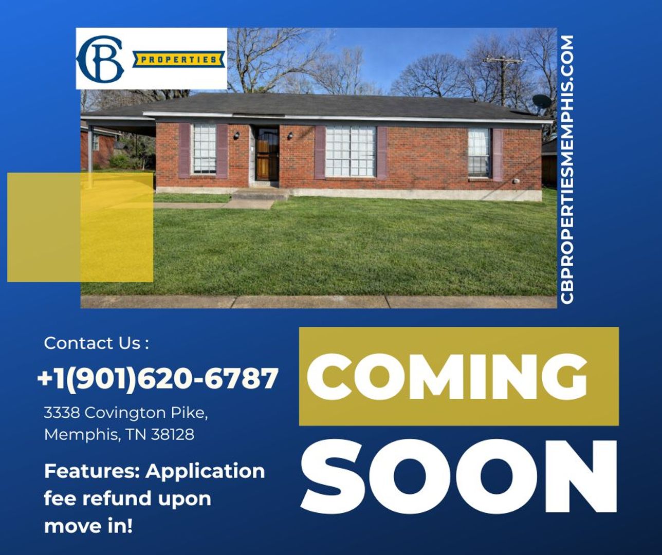 Memphis House: 3338 Covington Pike.