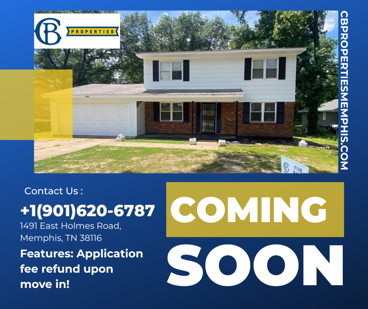 Memphis House: 1491 E Holmes Rd