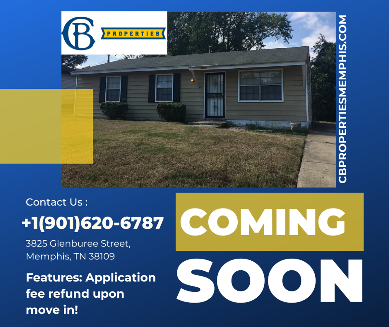 Memphis House: 3825 Glenburee St