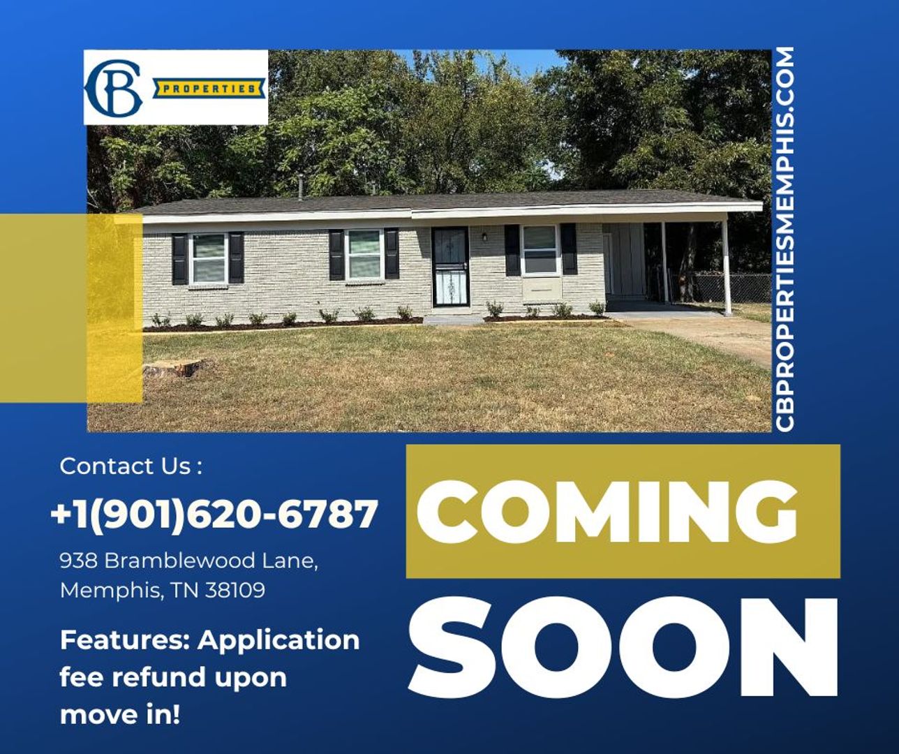 Memphis House: 938 Bramblewood Ln