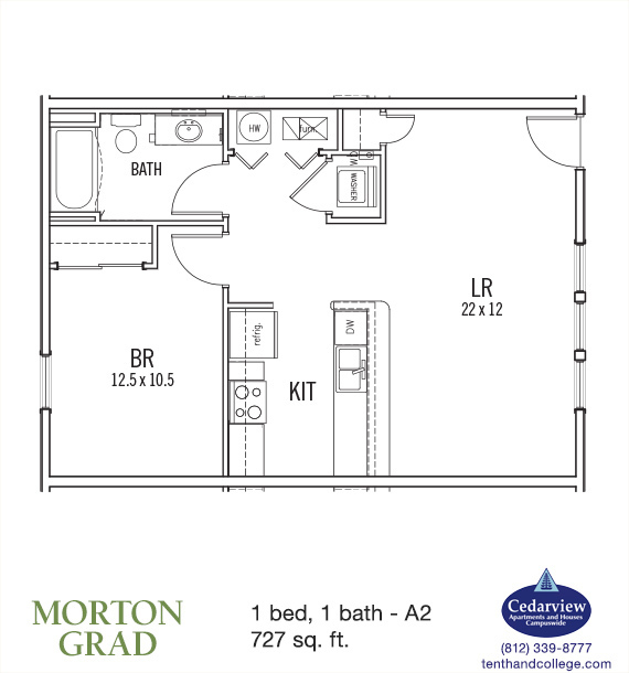 640 N. Morton Street, Apt #405, Bloomington, IN 47404