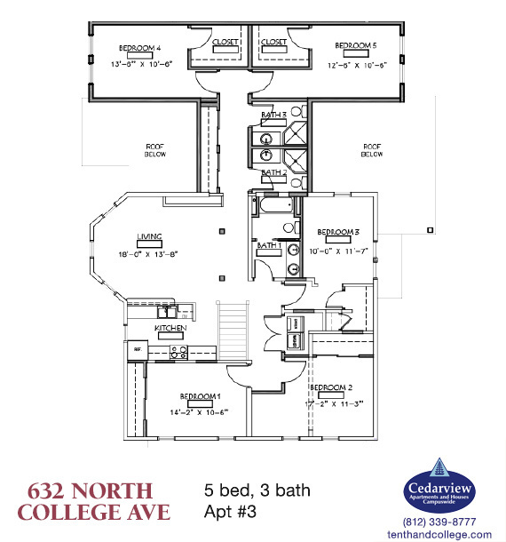 Bloomington Apartment: 632 N College Ave.
