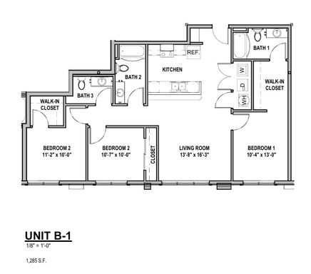 New August 2025 the Lewis Building - B-1 - 3 Bed, 3 Bath – photo 1