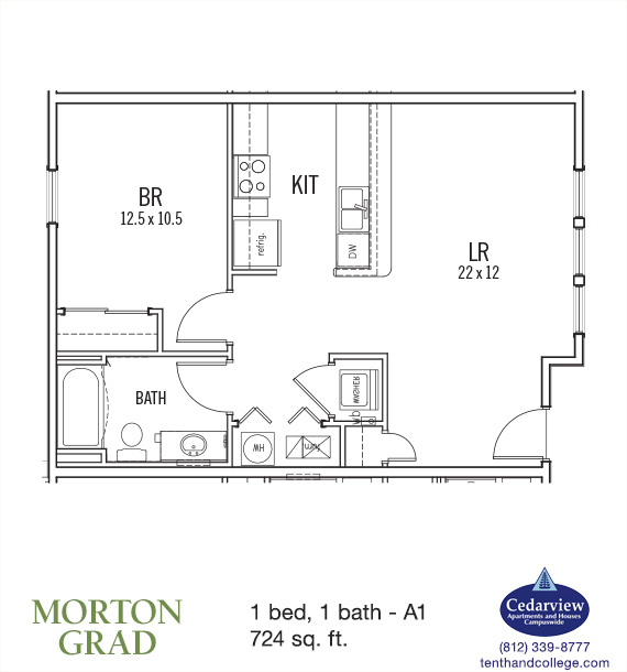 640 N. Morton Street, Apt #403, Bloomington, IN 47404