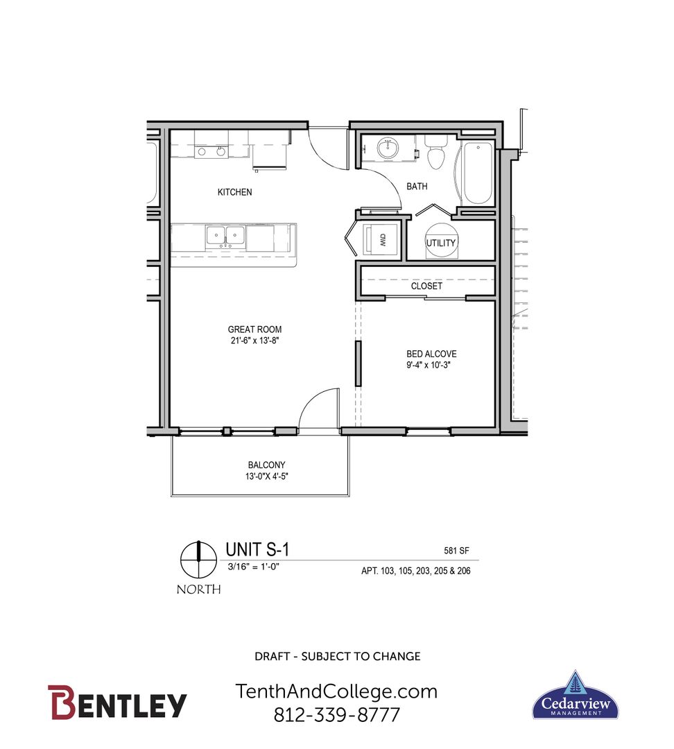 650 N. College Avenue , #103, Bloomington, IN 47404