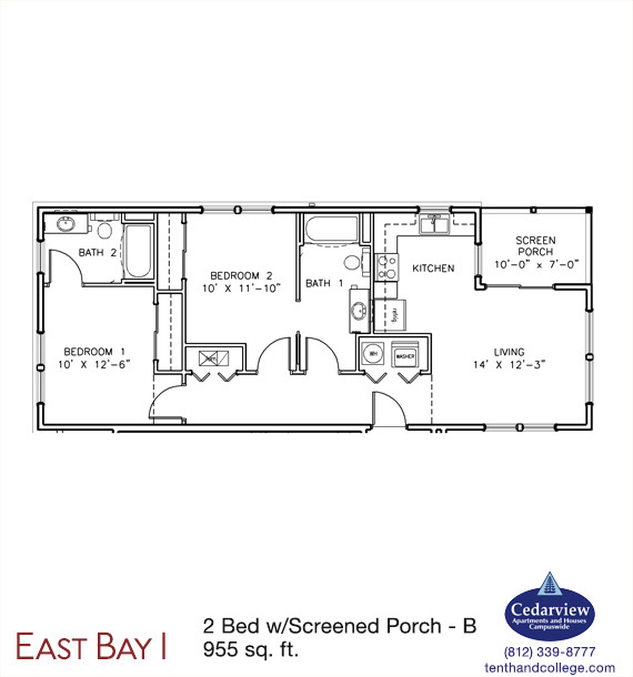 Bloomington Apartment: 2539  Eastgate Lane