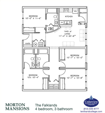 Morton Mansions - Falklands - 4 Bed, 3 Bath with Balcony – photo 1