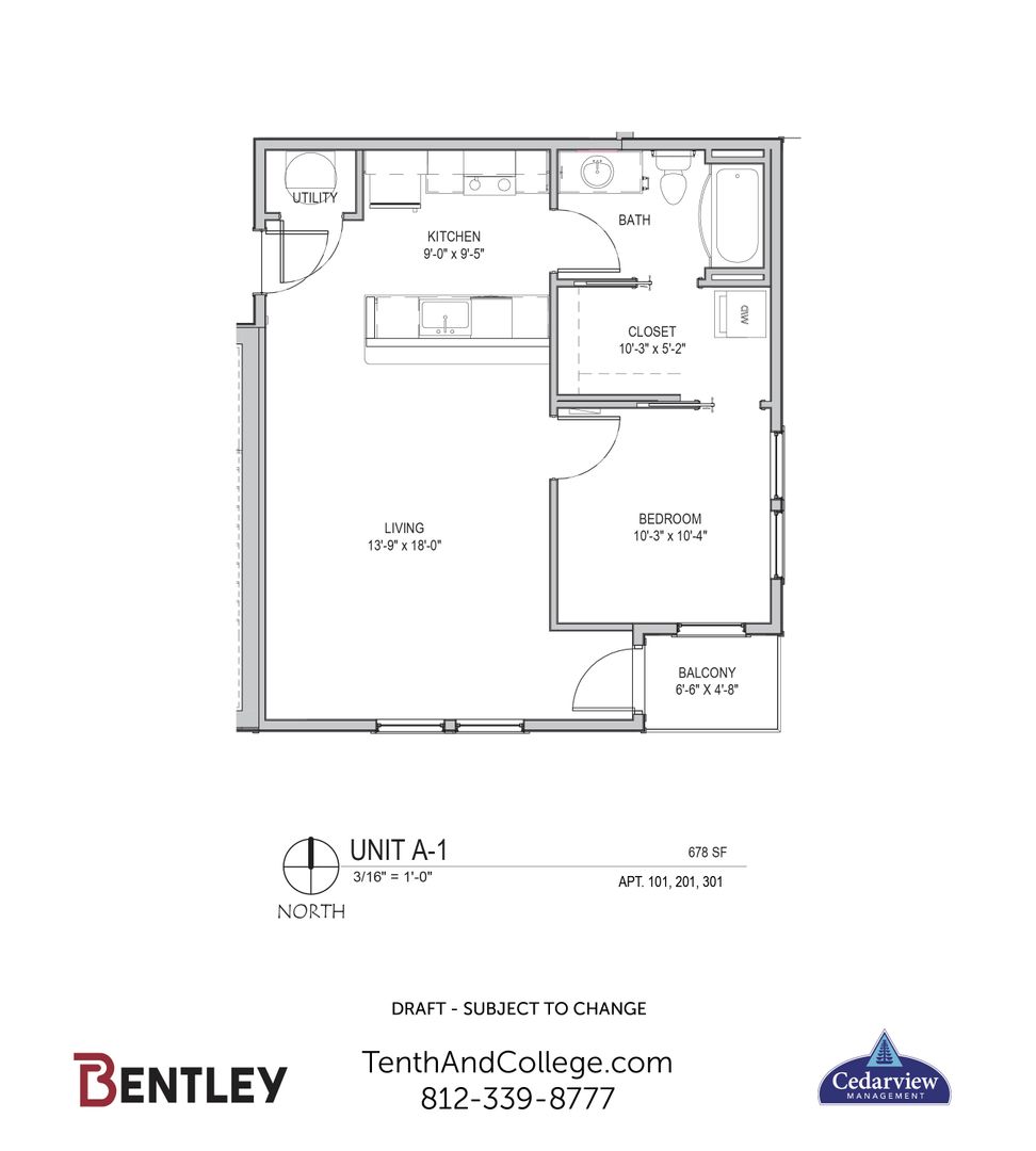 650 N. College Avenue - 301 , #301, Bloomington, IN 47404