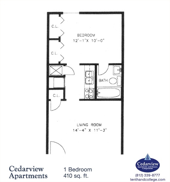509 E. 10th Street, Apt #11, Bloomington, IN 47408