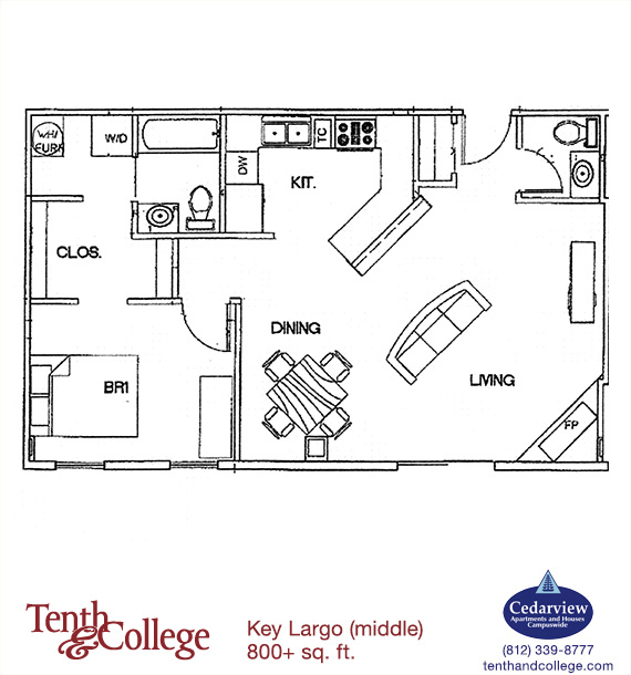 601 N. College Avenue, Apt. #316, Bloomington, IN 47404