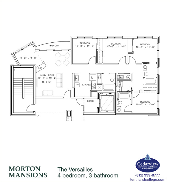 532 N. Morton Street, Apt #401, Bloomington, IN 47404