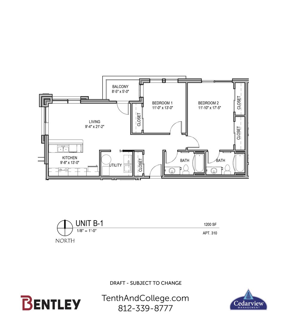 650 N. College Avenue - 310, #310, Bloomington, IN 47404