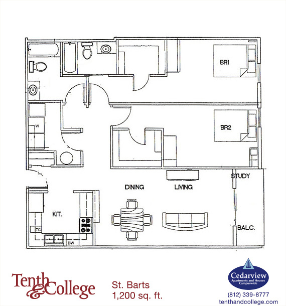 601 N. College Avenue, Apt. #309, Bloomington, IN 47404