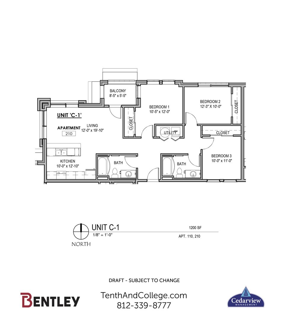 650 N. College Avenue - 210, #210, Bloomington, IN 47404