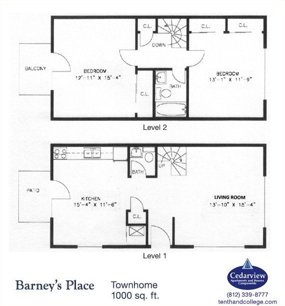 612 N. Grant Street, Apt #13, Bloomington, IN 47408