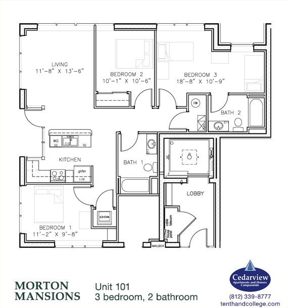 532 N. Morton Street, Apt #101, Bloomington, IN 47404