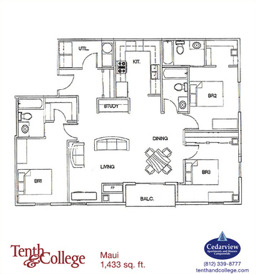 Tenth & College - Maui - Jumbo 3 Bed, 3 Bath with Balcony – photo 1