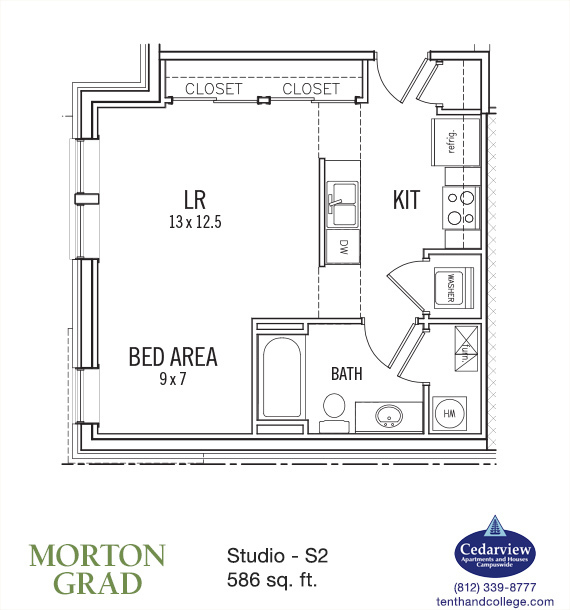 640 N. Morton Street, Apt #101, Bloomington, IN 47404