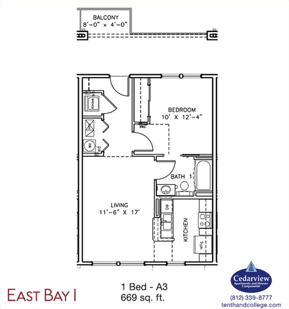 2539 Eastgate Lane, Apt #203, Bloomington, IN 47408