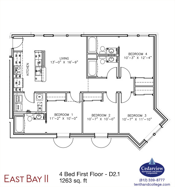 2549 Eastgate Lane - 110(FURNISHED), Apt #110, Bloomington, IN 47408