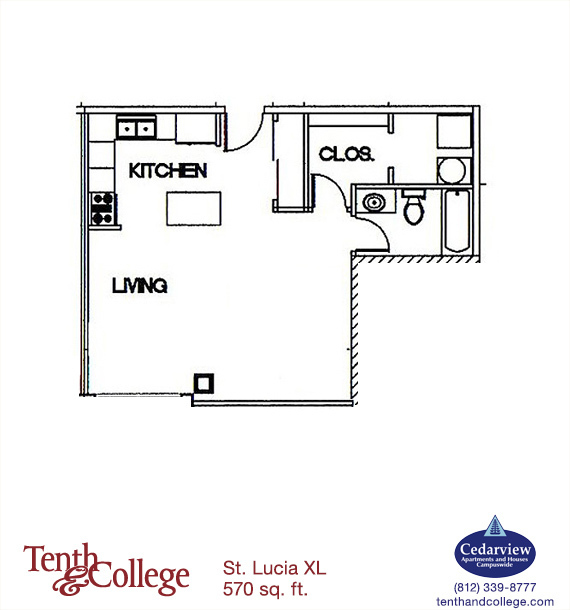 601 N. College Avenue, Apt. #118, Bloomington, IN 47404