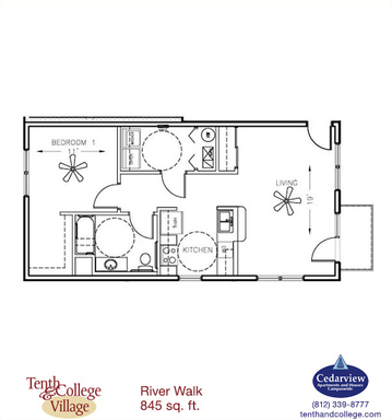 River Walk - 1 Bed, 1 Bath – photo 1