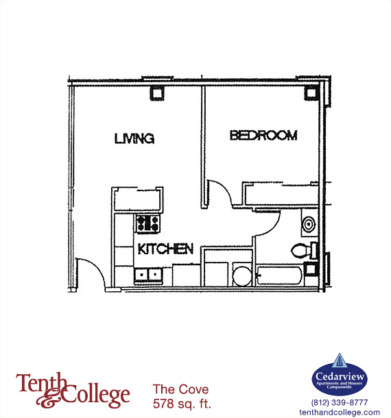 601 N. College Avenue, Apt. #120, Bloomington, IN 47404