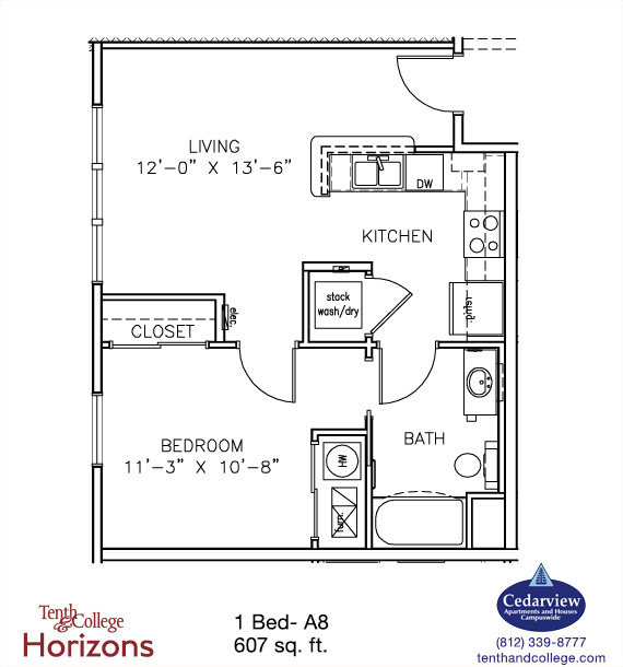 Bloomington Apartment: 630 N. Morton Street