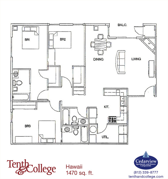 601 N. College Avenue, Apt. #218, Bloomington, IN 47404