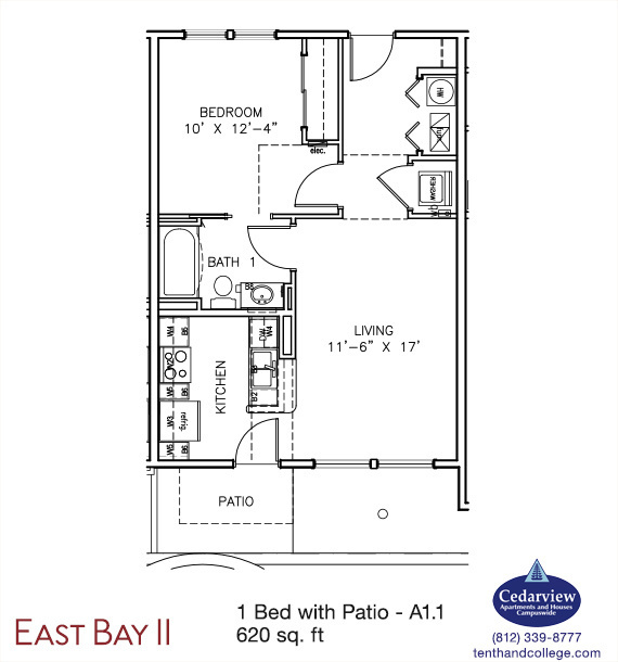 2549 Eastgate Lane, Apt #102, Bloomington, IN 47408