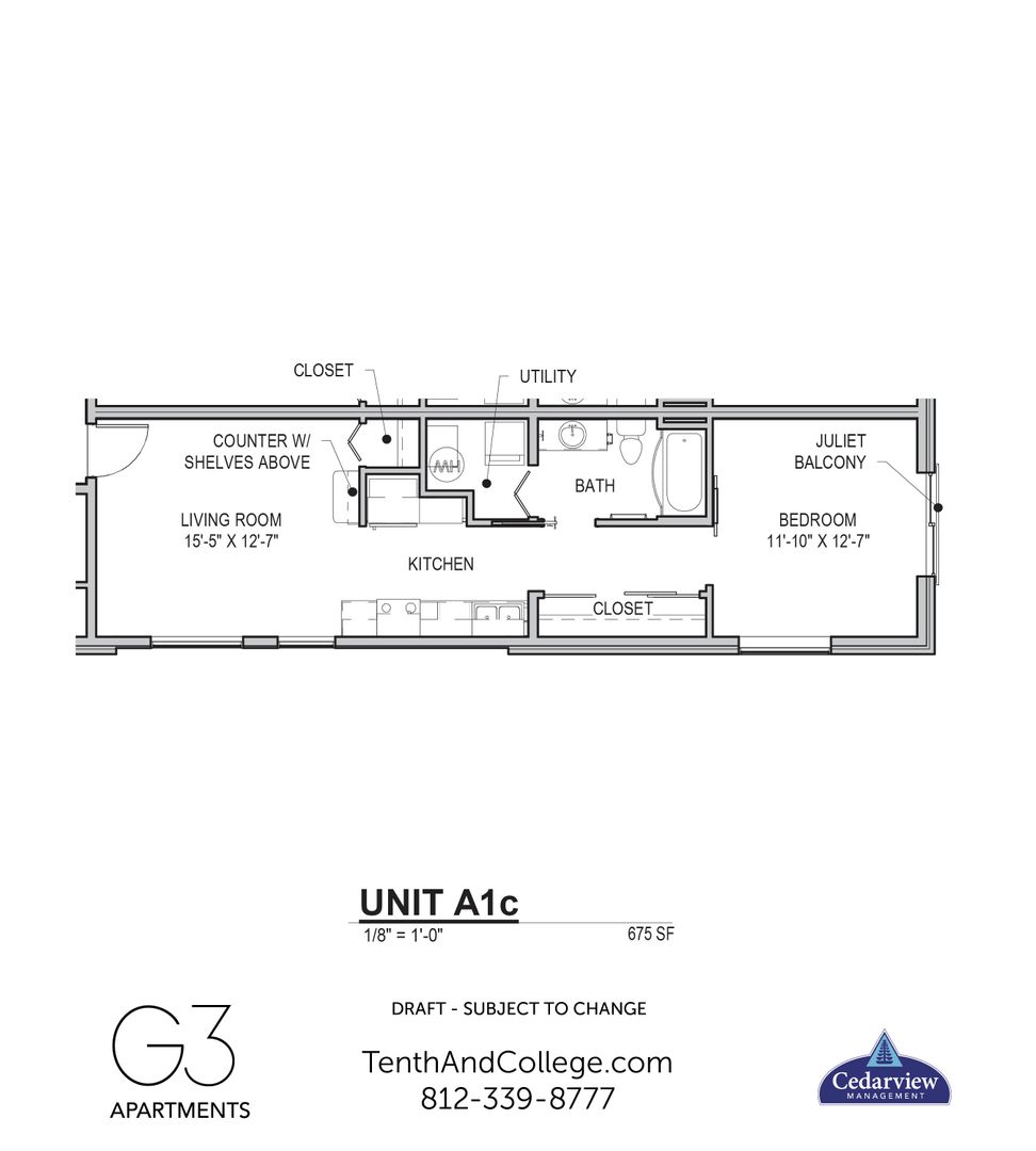 318 E Third Street , #211, Bloomington, IN 47401