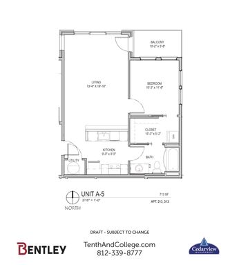Corner 1 Bed with Balcony Overlooking 11th Street – photo 1