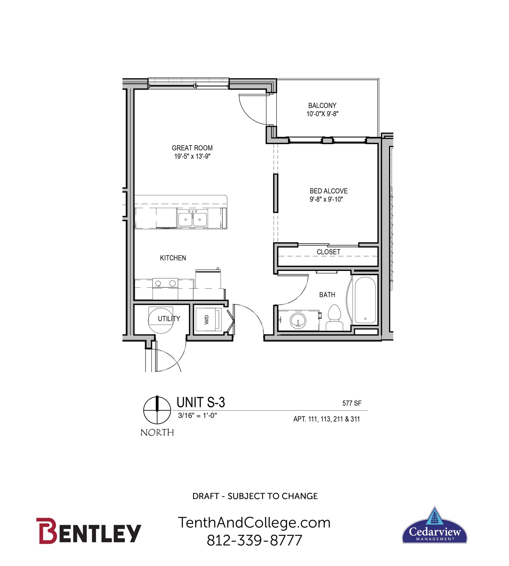 Bloomington Apartment: 650 N. College Avenue