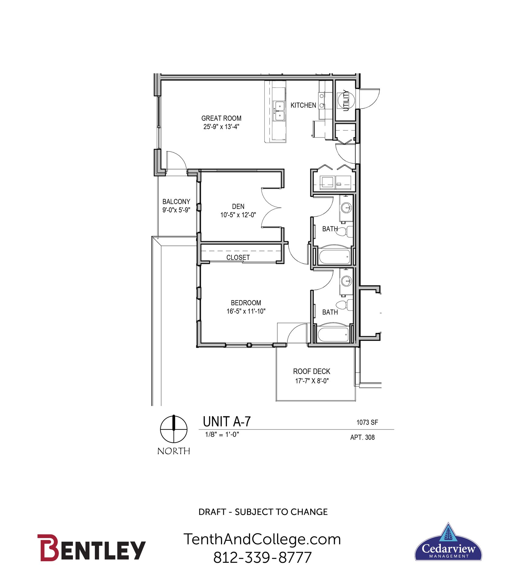 Bloomington Apartment: 650 N. College Avenue