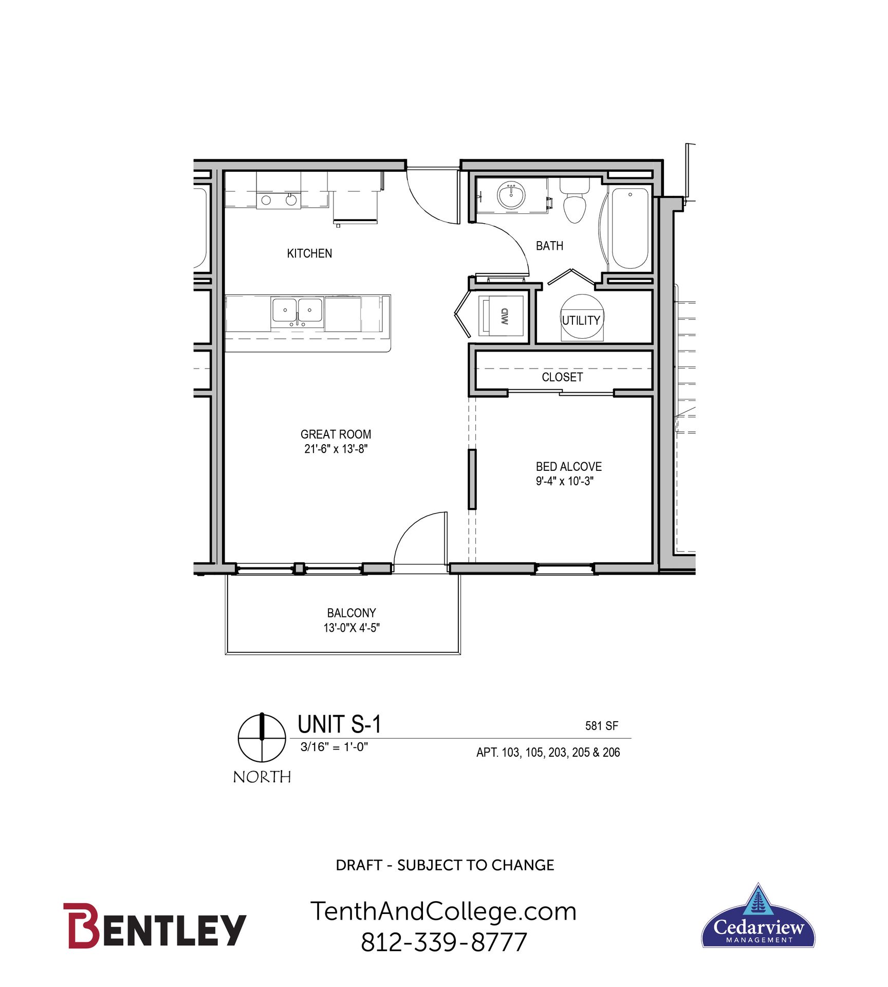 Bloomington Apartment: 650 N. College Avenue